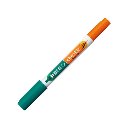 Kokuyo 코쿠요 [PM-M120-1P] Checkle 암기펜 [Green/Orange]